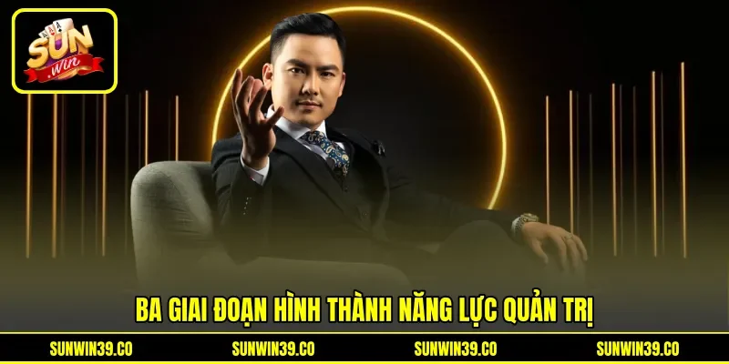 Ba giai đoạn hình thành năng lực quản trị