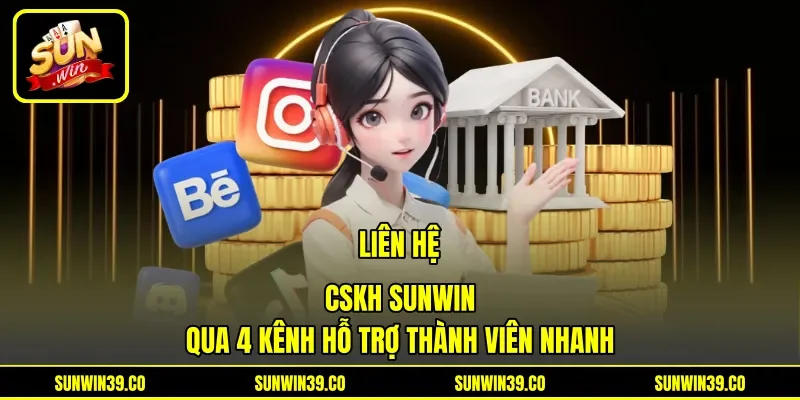 Liên Hệ - CSKH Sunwin - Qua 4 Kênh Hỗ Trợ Thành Viên Nhanh
