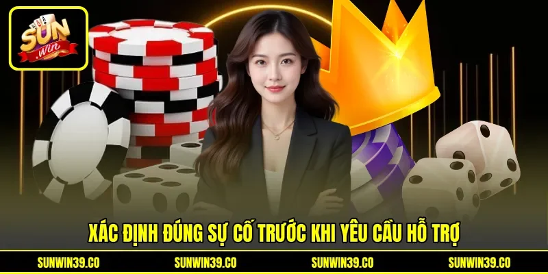 Xác định đúng sự cố trước khi yêu cầu hỗ trợ